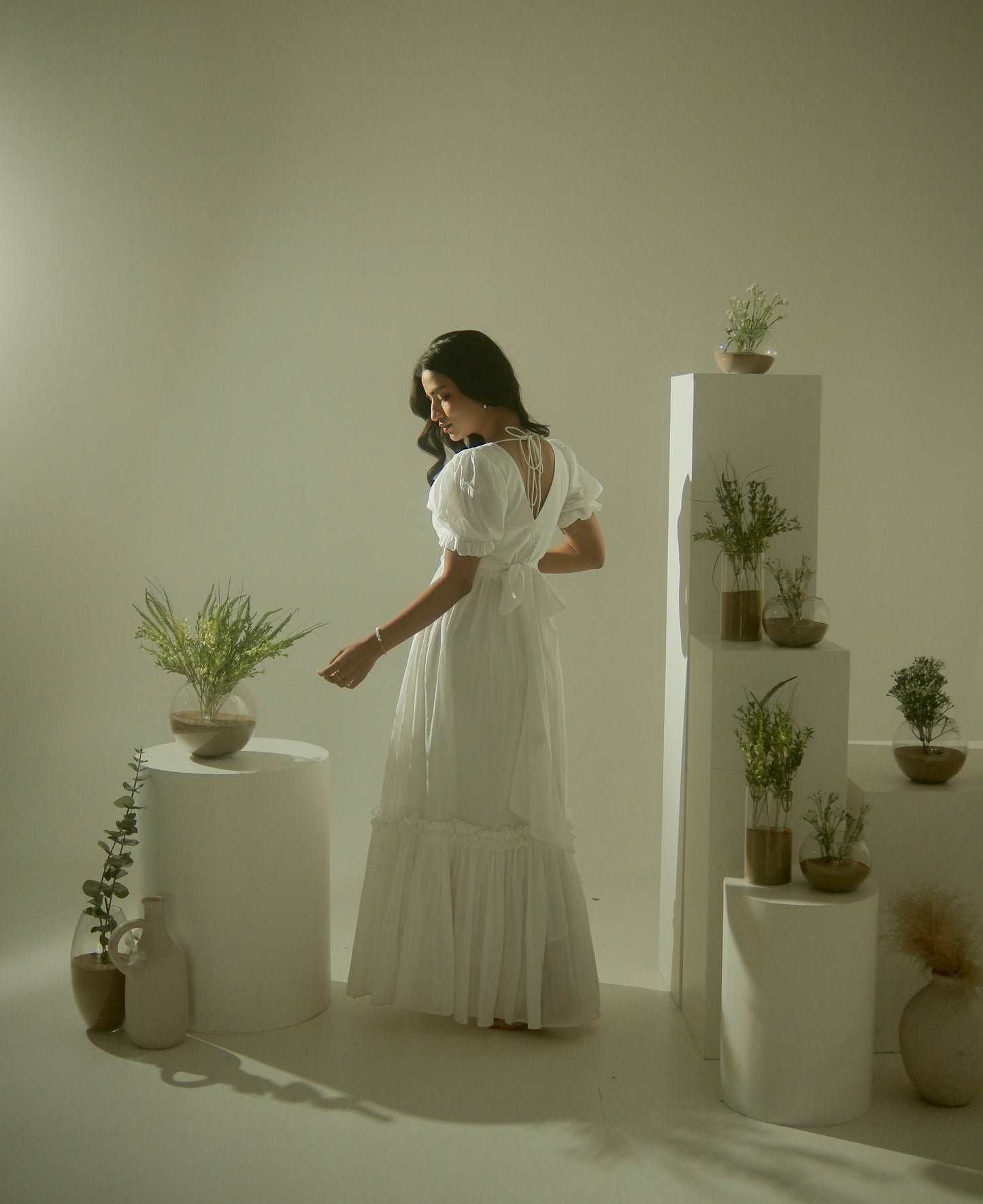 Classic v neck dress